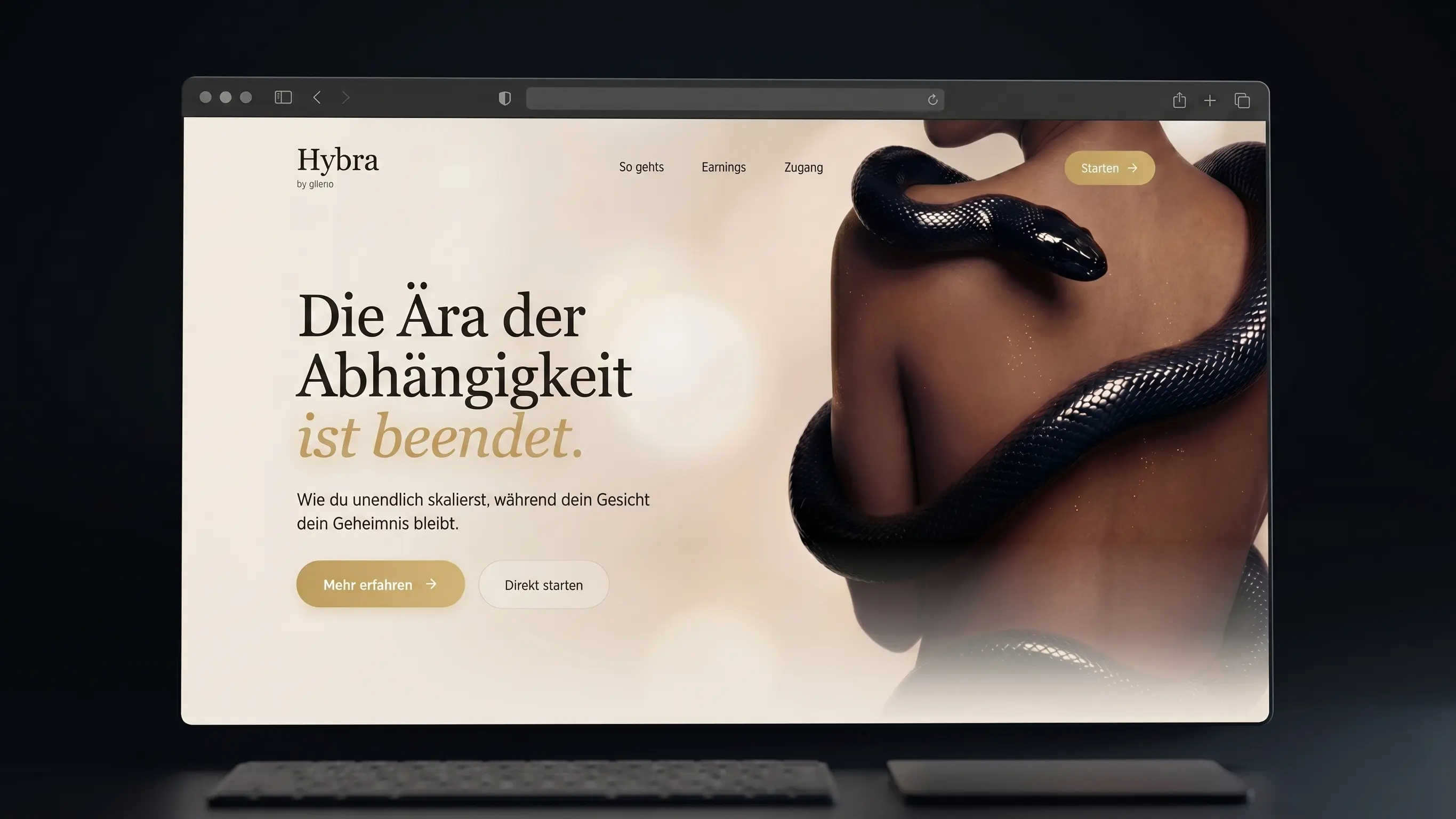 hybra.me Videocoaching Landingpage